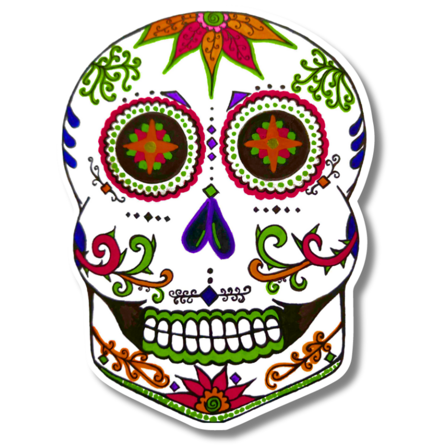 Sugar Skull Sticker